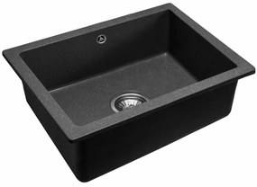 Chiuveta bucatarie Granit Nels black dots