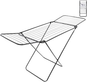 Uscător de rufe negru/gri antracit 15 m – Orion