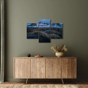 Tablou cu priveliște spre vărfurile Islanda (90x60 cm)