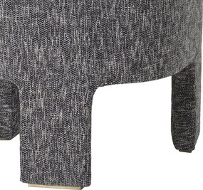 Scaun design LUX Pebbles, cambon negru 115373 HZ