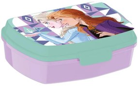 Disney Regatul de gheață Ice Magic cutie amuzantă din plastic pentru sandvișuri