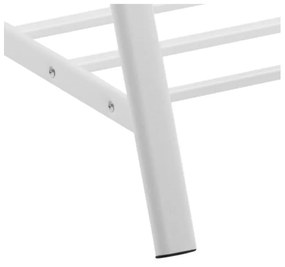 Suport de haine din metal alb Brent - Actona