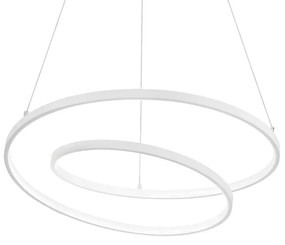 Lustra LED suspendata design circular Oz sp d80 on-off 2700k alba