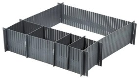 Compactor Organizator pentru sertar Free, gri
