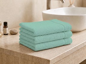 Prosop CLASSIC COLOR mic mentol 30x50 cm, 100% bumbac