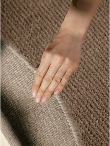 Covor bej țesut manual rotund din lână ø 160 cm Greenwich – Ted Baker