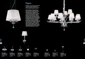 Pendul cristal Venezian diametru 40cm PEGASO SP3 059235