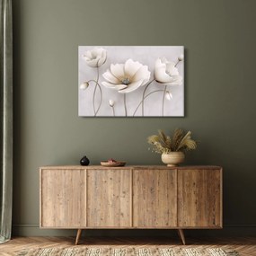Tablou cu florile albe (90x60 cm)