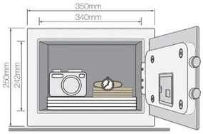 Trezor YALE Model Medium YSV250DB1