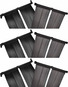 vidaXL Panou încălzitor solar pentru piscină, 6 buc., 80x620 cm