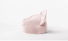 Fotoliu puf pentru copii roz deschis Ears – The Brooklyn Kids