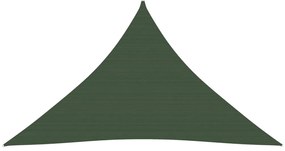 Panza parasolar, verde inchis, 3,5x3,5x4,9 m, HDPE, 160 g m  ²