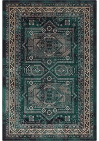 Covor în culoarea petrolului din lână 133x180 cm Mia – Agnella