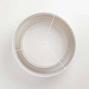 Brilagi - Lustră LED suspendată pe cablu CERIA 1xE27/40W/230V, Ø 50 cm, alb/bej