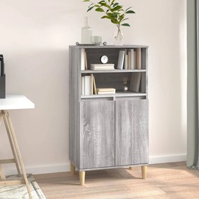 vidaXL Dulap înalt, gri sonoma, 60x36x110 cm, lemn prelucrat