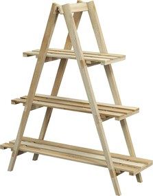 Suport de plante din lemn Outsunny , suport pentru ghivece | Aosom Romania