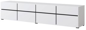Masă TV Crossroad W40 (negru + alb). 1118159