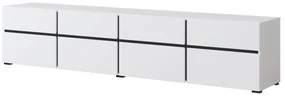 Masă TV Crossroad W40 (negru + alb). 1118159