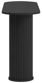 Masă consolă neagră 40x130 cm Nola – Unique Furniture
