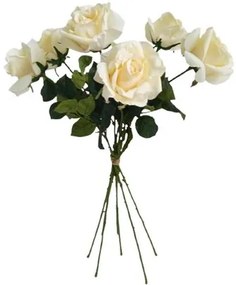 Buchet de trandafiri crem, 7 bucăți, înălțime 70cm