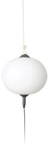 Lampa/Pendul portabil iluminat exterior decorativ SAIGON hole cap R45 gri/alb