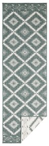 Covor adecvat pentru exterior NORTHRUGS Malibu, 250 x 80 cm, verde-crem