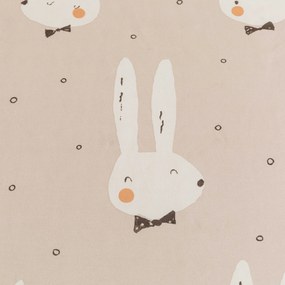 Cearsaf din microfibra 140x240 cm si husa de perna 50x70 cm WHITE RABBIT, bej