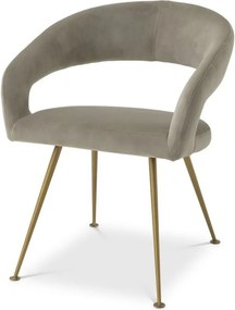 Scaun design elegant LUX Bravo, savona greige 116144 HZ