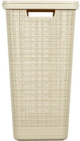 Curver Coș pentru rufe murdare Jute 58 l, bej