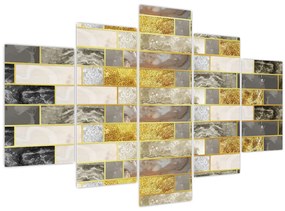 Tablou - Decor cu texturi (150x105 cm)