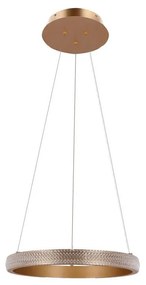 Lustră LED pe cablu HASHIM LED/22W/230V d. 40 cm cupru