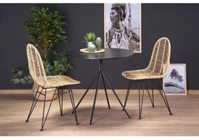 Masă de dining HOMORA neagră