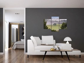 Tablou - Lunca cu copac (90x60 cm)
