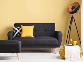 Canapea 2 locuri Flong (negru) . 1008649