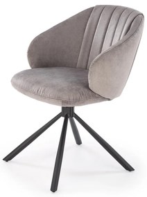 Scaun rotativ K533 stofa gri