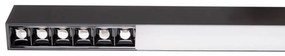 Plafoniera liniara neagra LED Rx 160cm