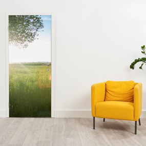 Fototapet pentru ușă - Luncă de vară (95x205cm)