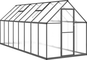 vidaXL Sere cu cadru de bază, antracit, 445x169x195 cm, aluminiu