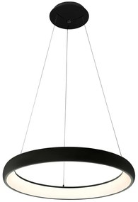 Lustră LED dimabilă pe cablu ANTONIO LED/80W/230V negru Azzardo AZ5066 + telecomandă