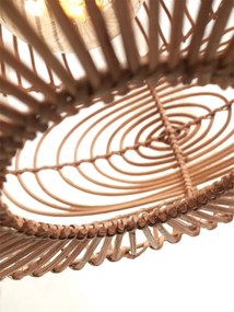 Lampadar eco din bambus cu ratan Madeira nat/48cm, nat