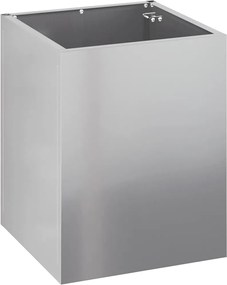 vidaXL Vază pentru Grădină Oțel Galvanizat 32 x 32 x 40 cm