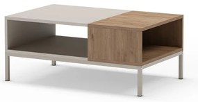 Măsuță de cafea crem 56x90 cm Cailin – Marckeric