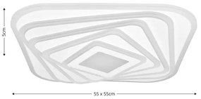 Plafonieră LED dimabilă MODERN LED/210W/230V 2700-6500K Brilagi + telecomandă