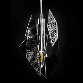 Lustra cu 3 pendule moderna design LUX realizata manual POLYGON