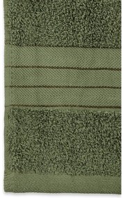 Prosoape verde-închis 2 buc. din bumbac din frotir 70x140 cm – Good Morning