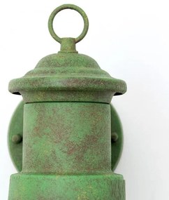 Aplica de iluminat exterior stil clasic LEONIE verde vintage