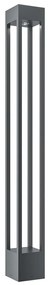 Stalp LED pentru iluminat exterior IP65 Elbe grafit H-100cm