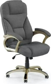 Scaun de birou DESMOND, gri, stofa, 67x70x112/119 cm