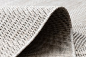 Covor sisal Floorlux 20079 Pătrat argintiu si negru - SECUNDAR-COTATI PRODUSUL