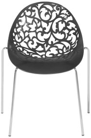 Set mese de sufragerie 4buc. Mumbwa (negru). 1009814